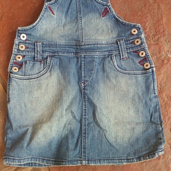 Denim Mudd Juniors Overall Skirt Size 1 - Picture 7 of 14